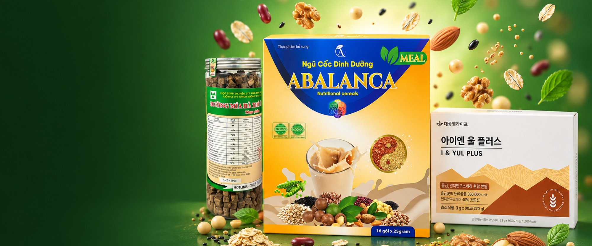 Ngũ cốc, đường mía và enzyme của Abalanca